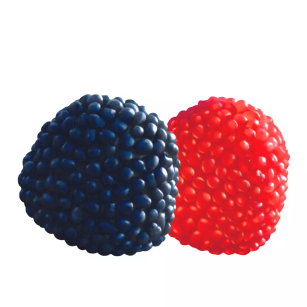 Mûres et framboises